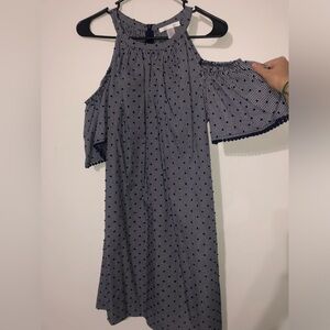 London Times/ Blue zip-up dress/ Size US 6